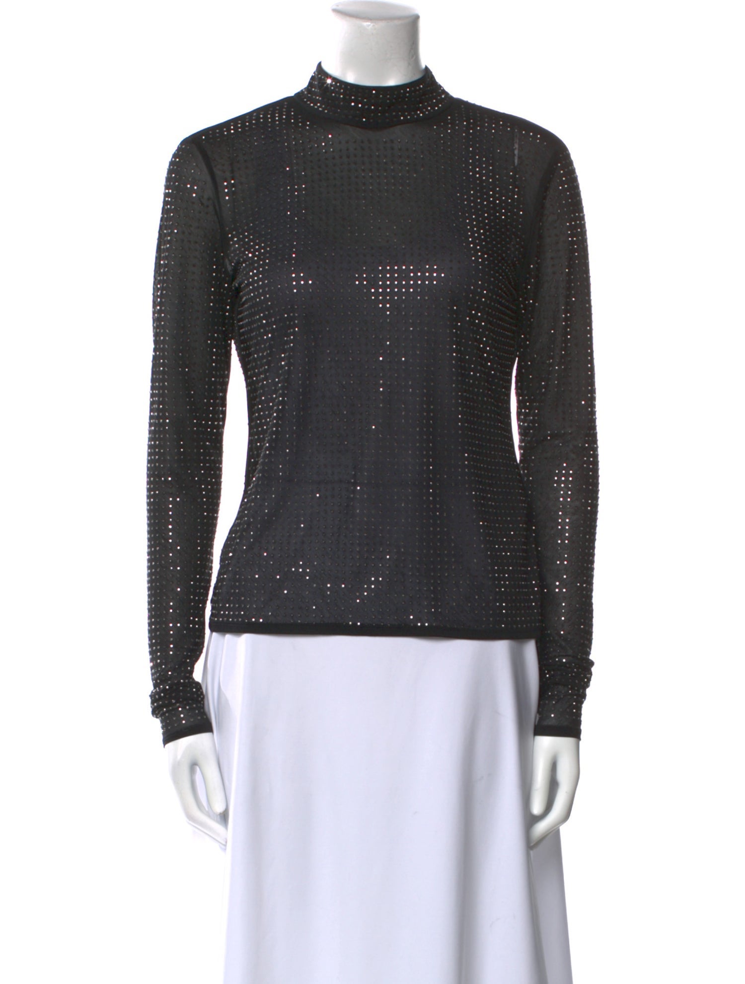 Simkhai Mock Neck Long Sleeve Top