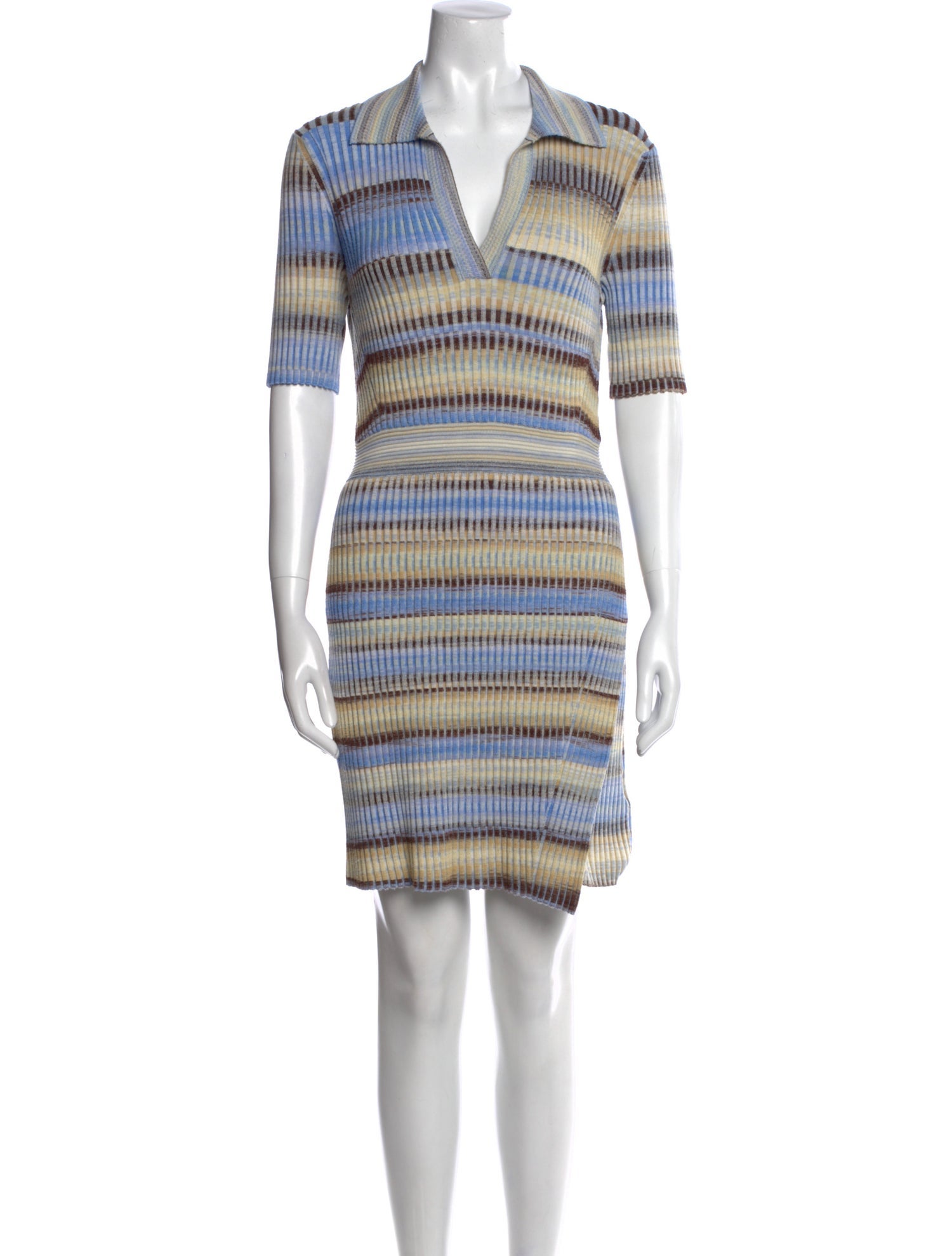 Simkhai Striped Knee-Length Dress
