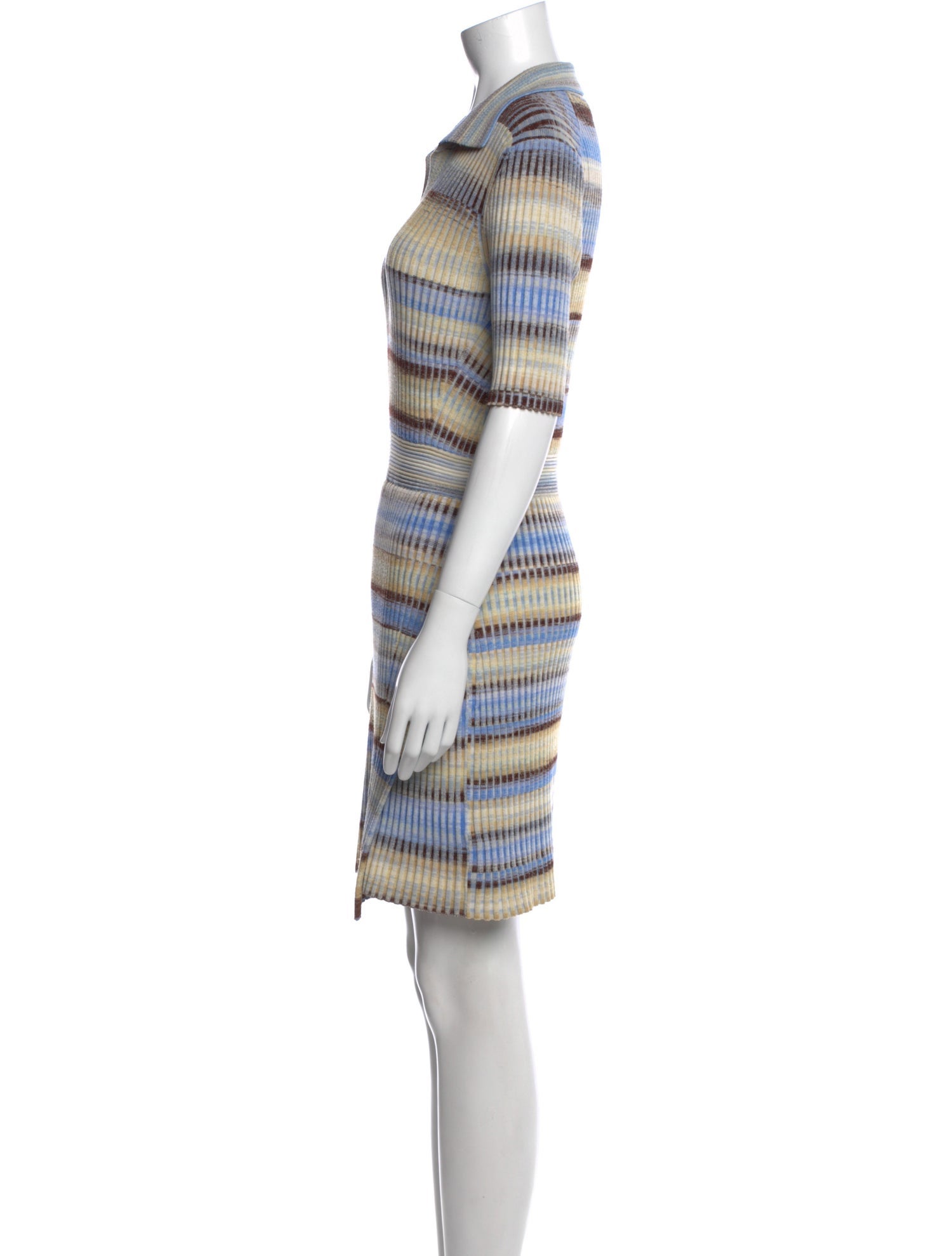 Simkhai Striped Knee-Length Dress