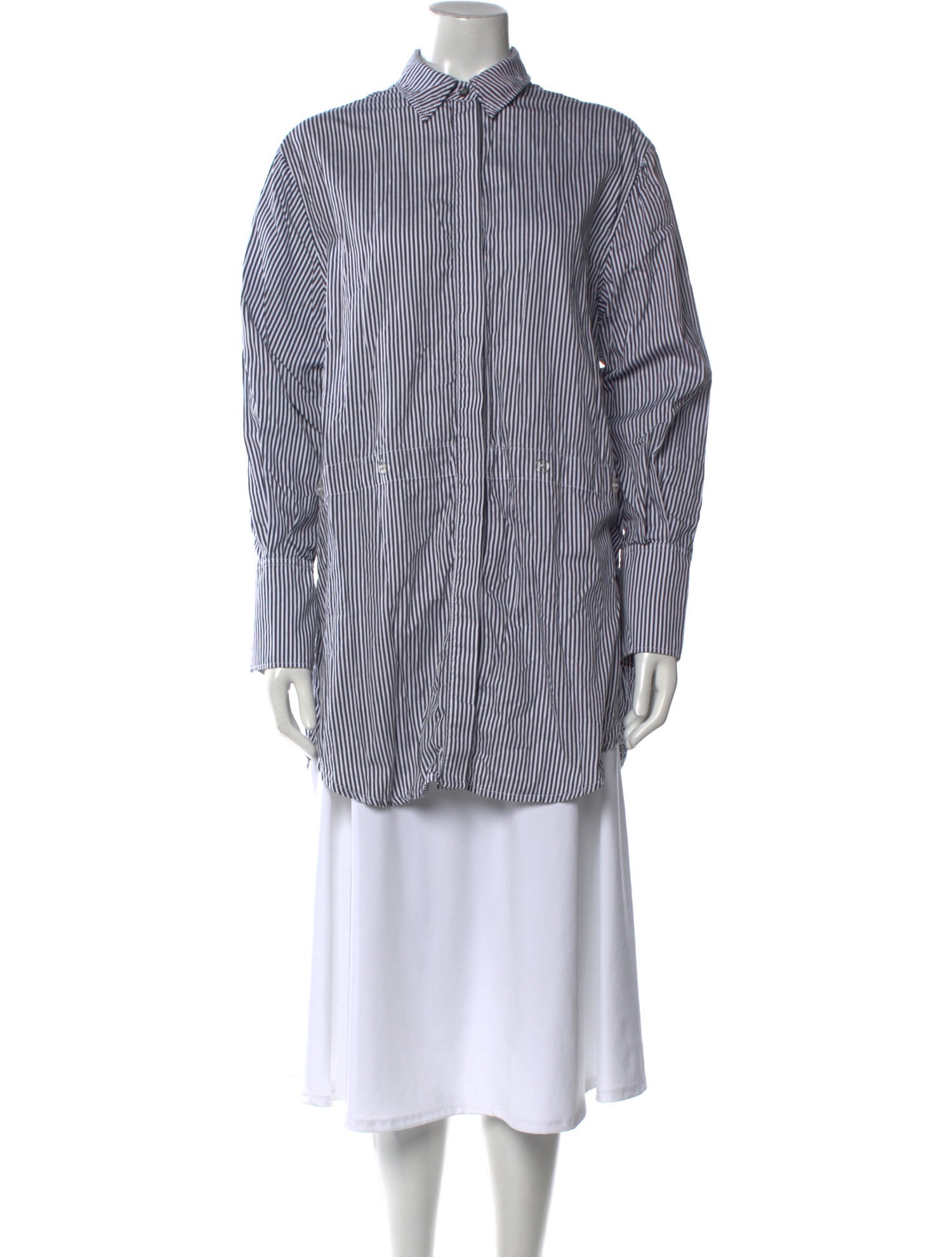 Simkhai Striped Mock Neck Tunic