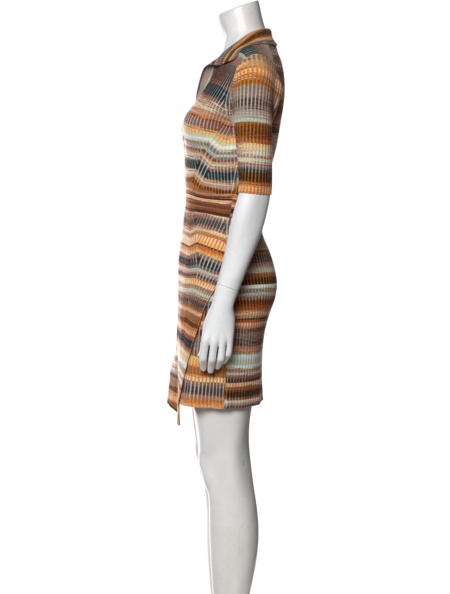 Simkhai Striped Knee-Length Dress