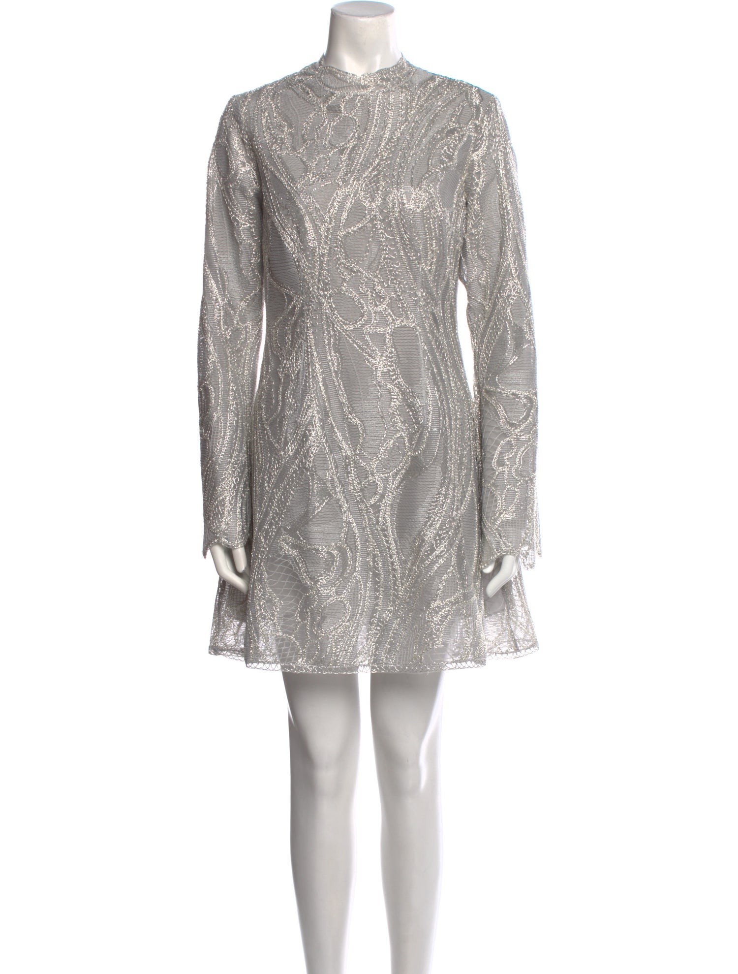 Simkhai Mock Neck Mini Dress