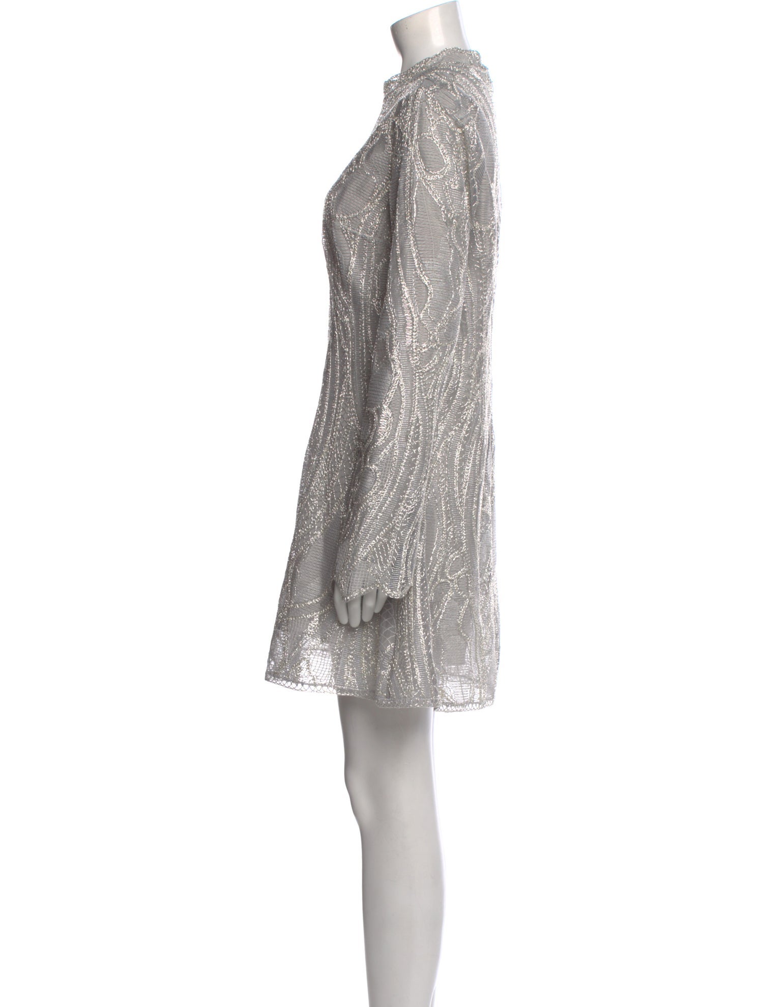 Simkhai Mock Neck Mini Dress