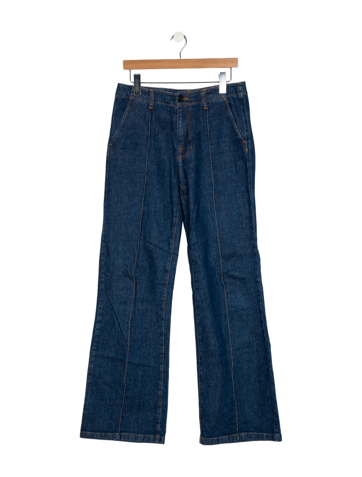 Simkhai Mid-Rise Wide Leg Jeans