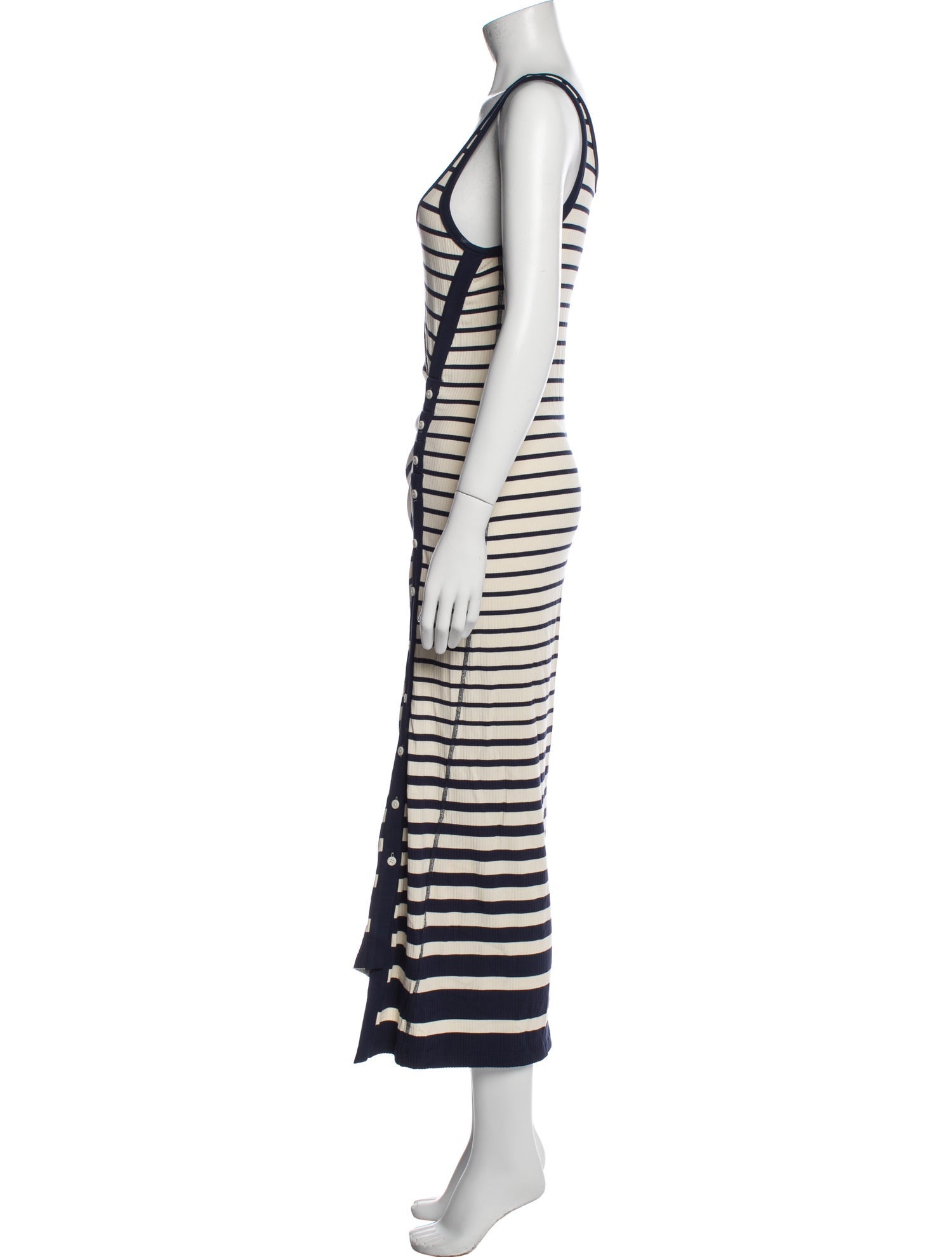 Simkhai Striped Long Dress