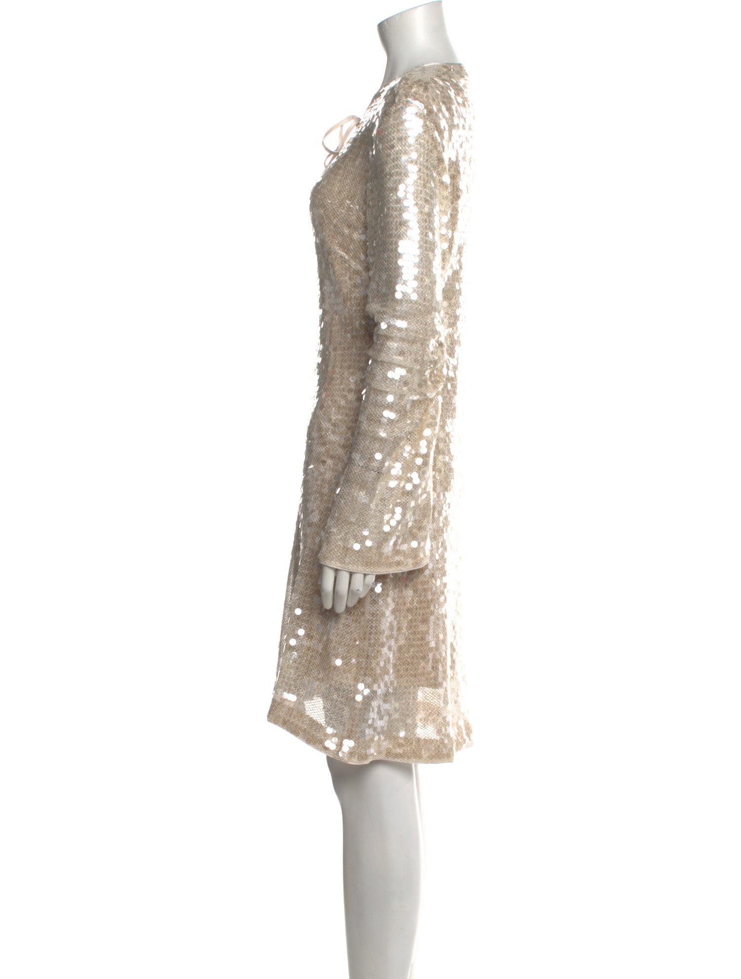 Simkhai V-Neck Knee-Length Dress