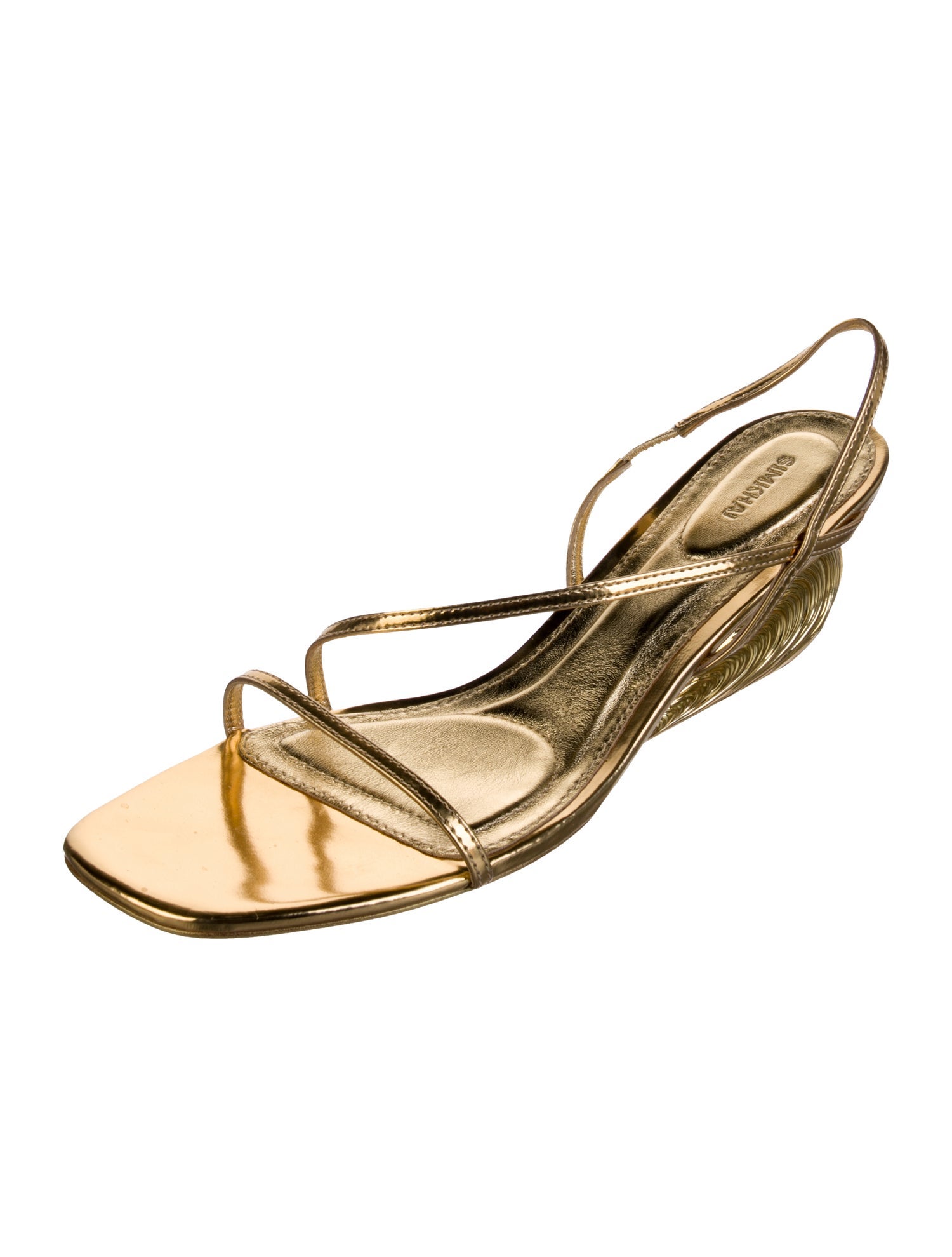 Simkhai Leather Slingback Sandals
