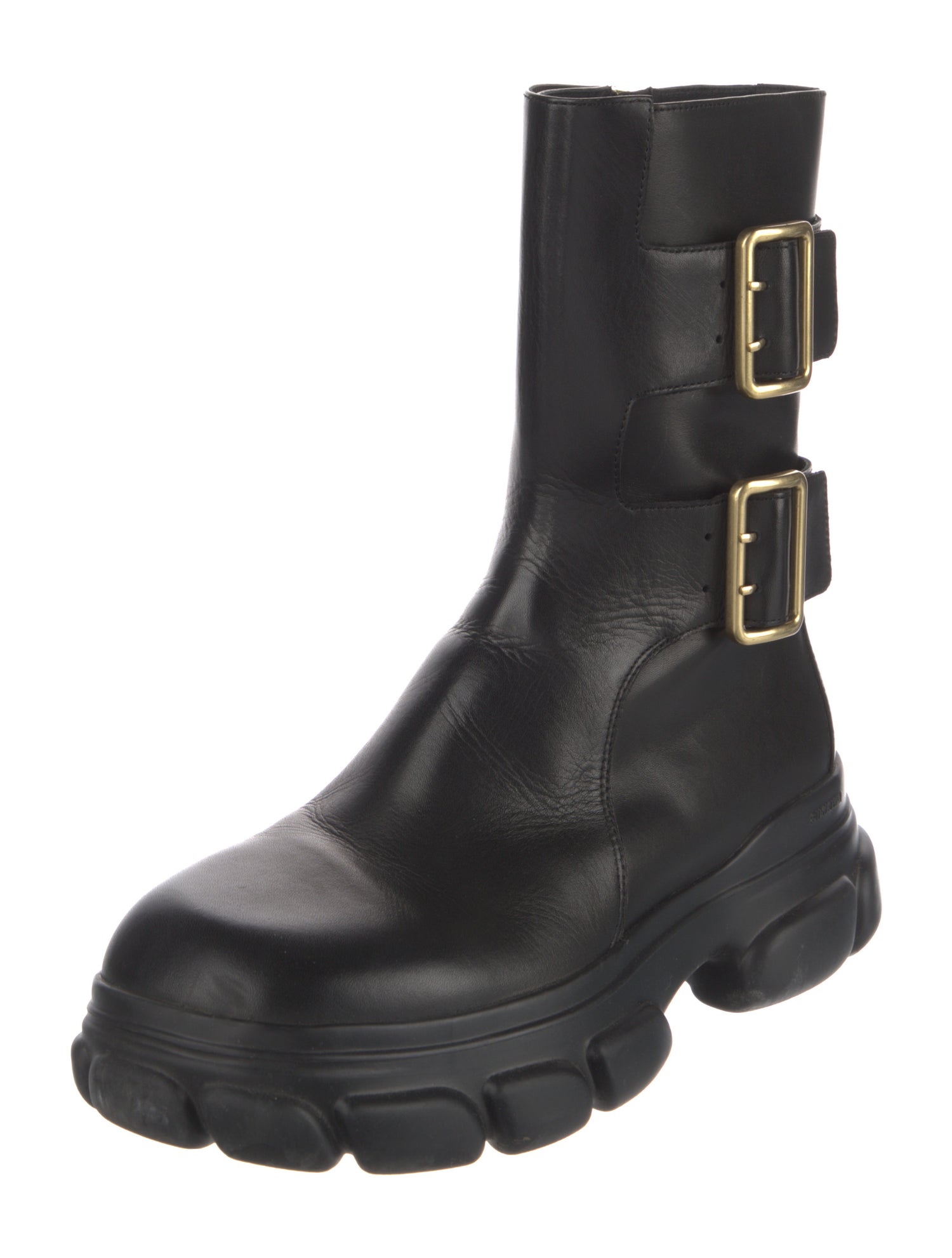 Simkhai Leather Combat Boots
