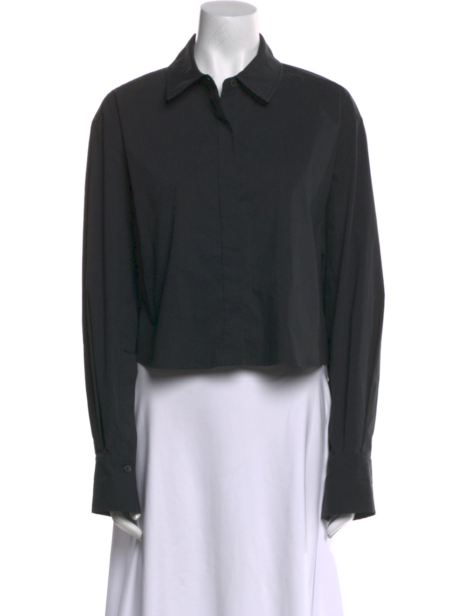 Simkhai Long Sleeve Crop Top