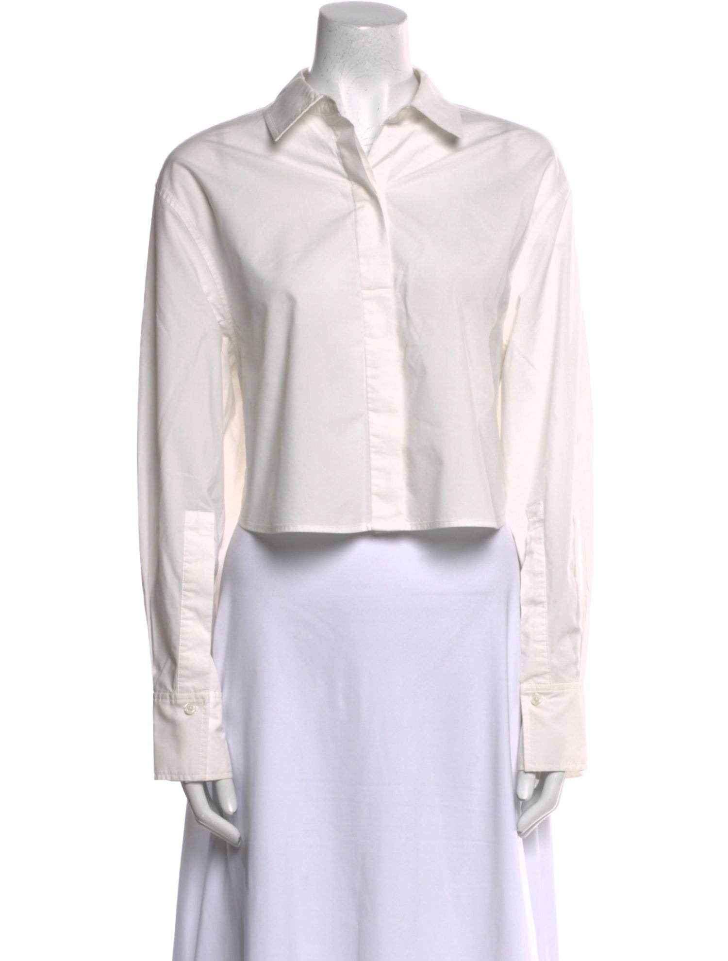 Simkhai Long Sleeve Crop Top