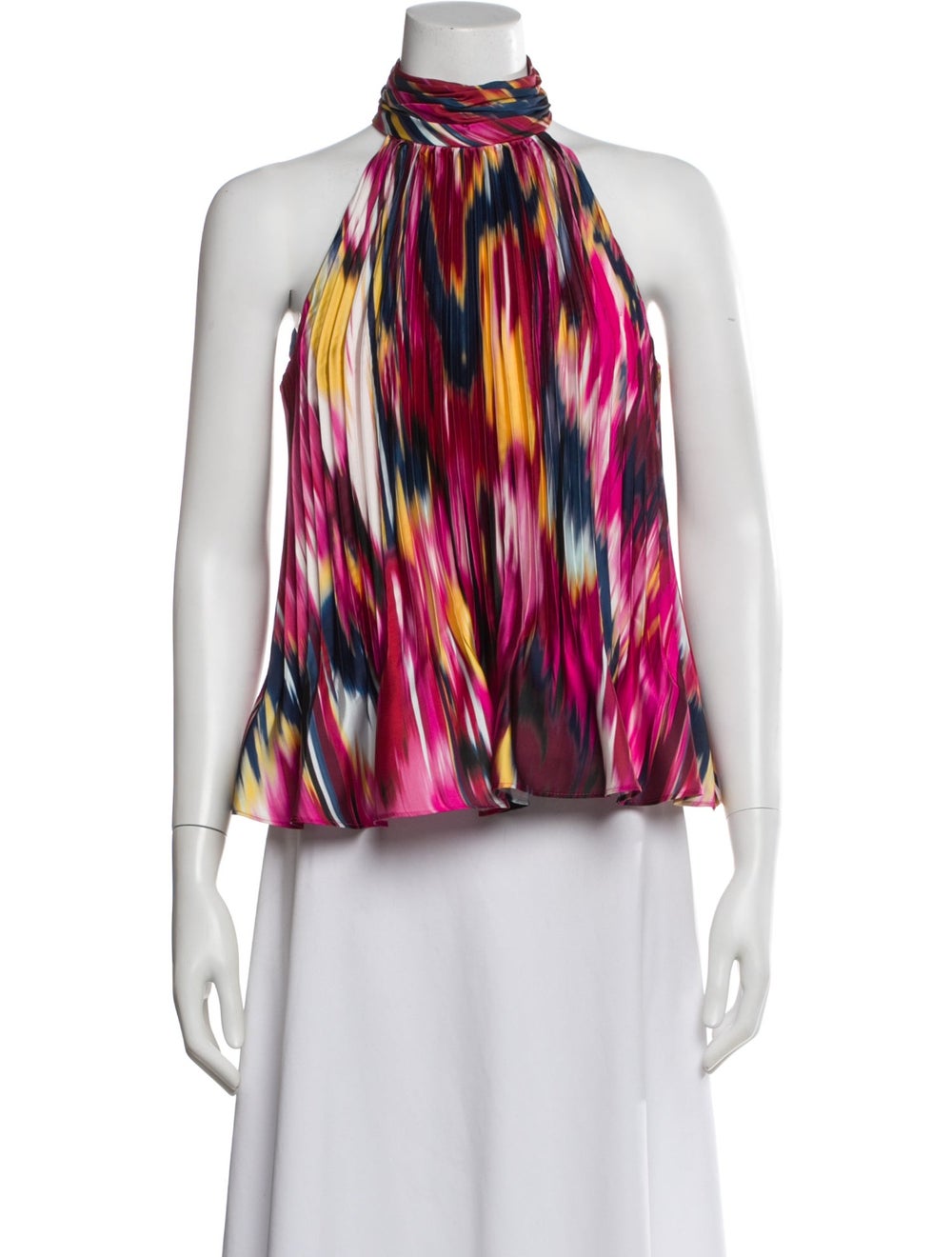 Simkhai Patterned Halterneck Top - image 1