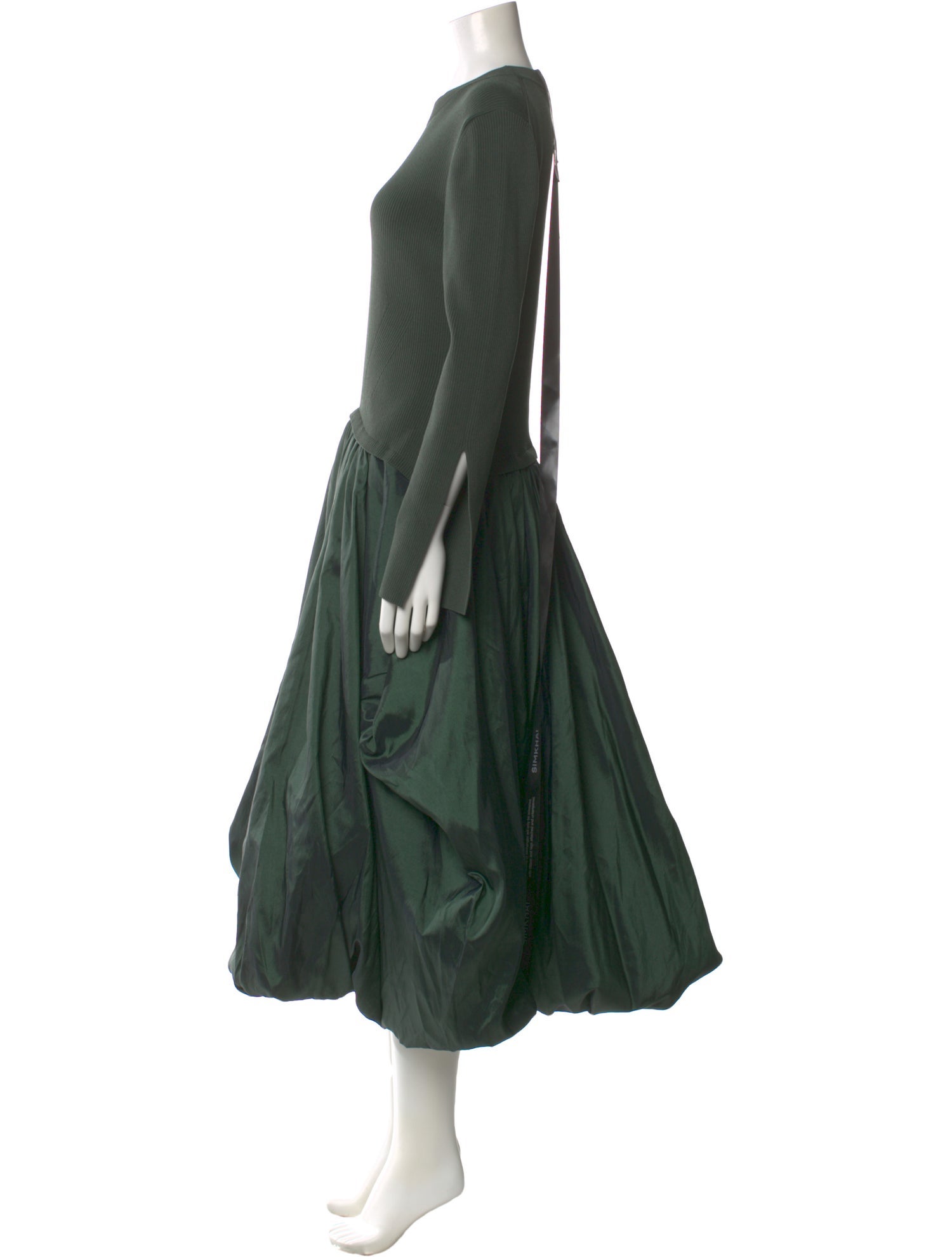 Simkhai Crew Neck Midi Length Dress w/ Tags