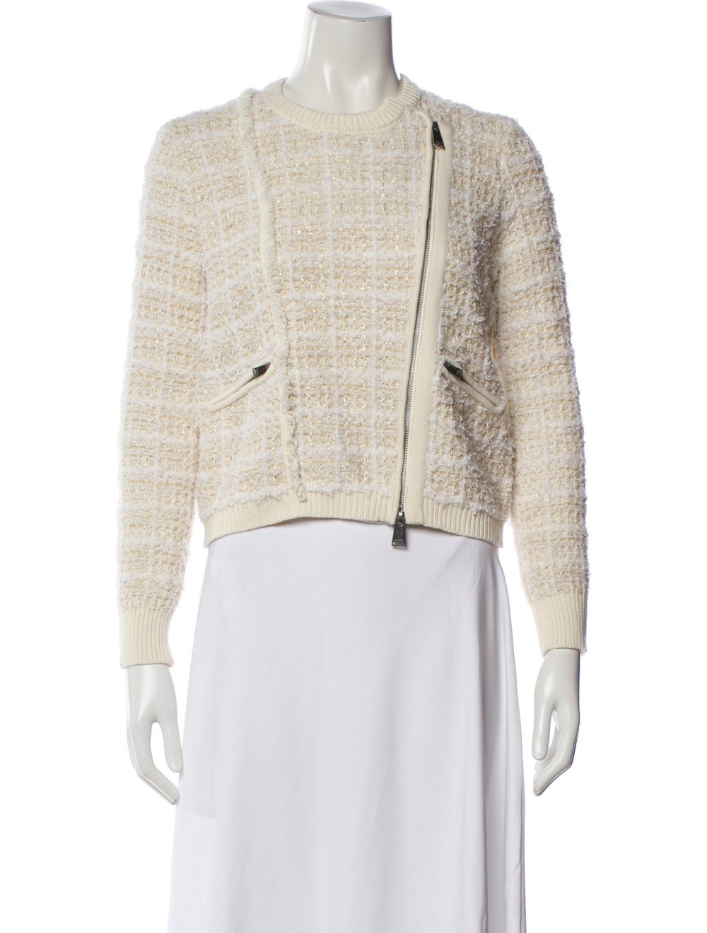 Simkhai Tweed Pattern Evening Jacket - image 1