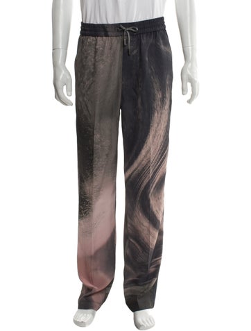Pre-owned Simkhai Printed Pants In Gray