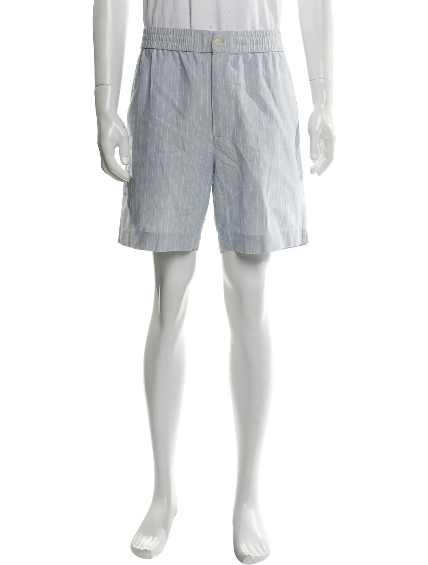 Simkhai Striped Flat Front Shorts