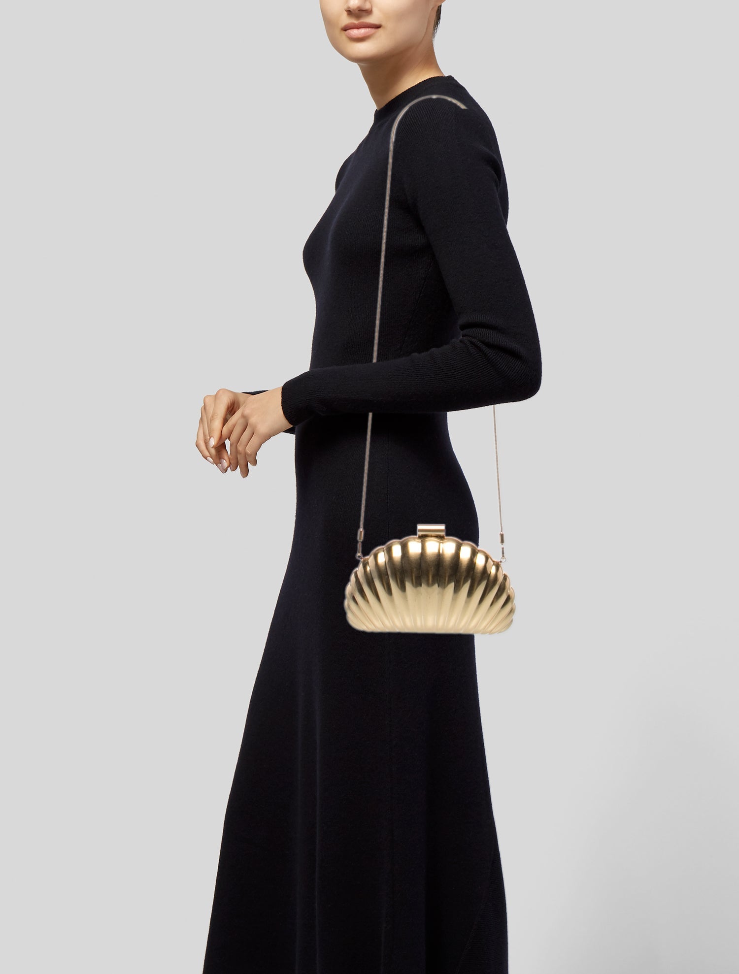 Simkhai Metal Clutch