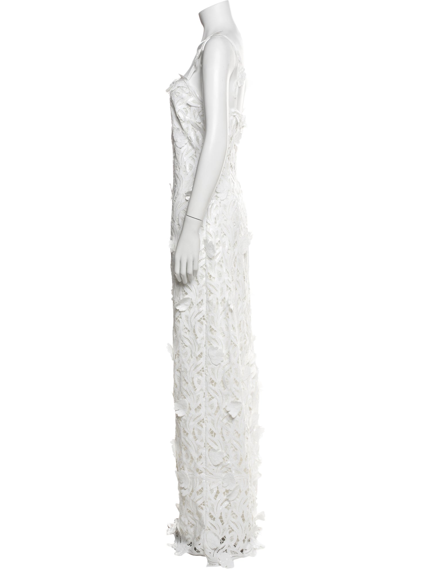 Simkhai Lace Pattern Long Dress
