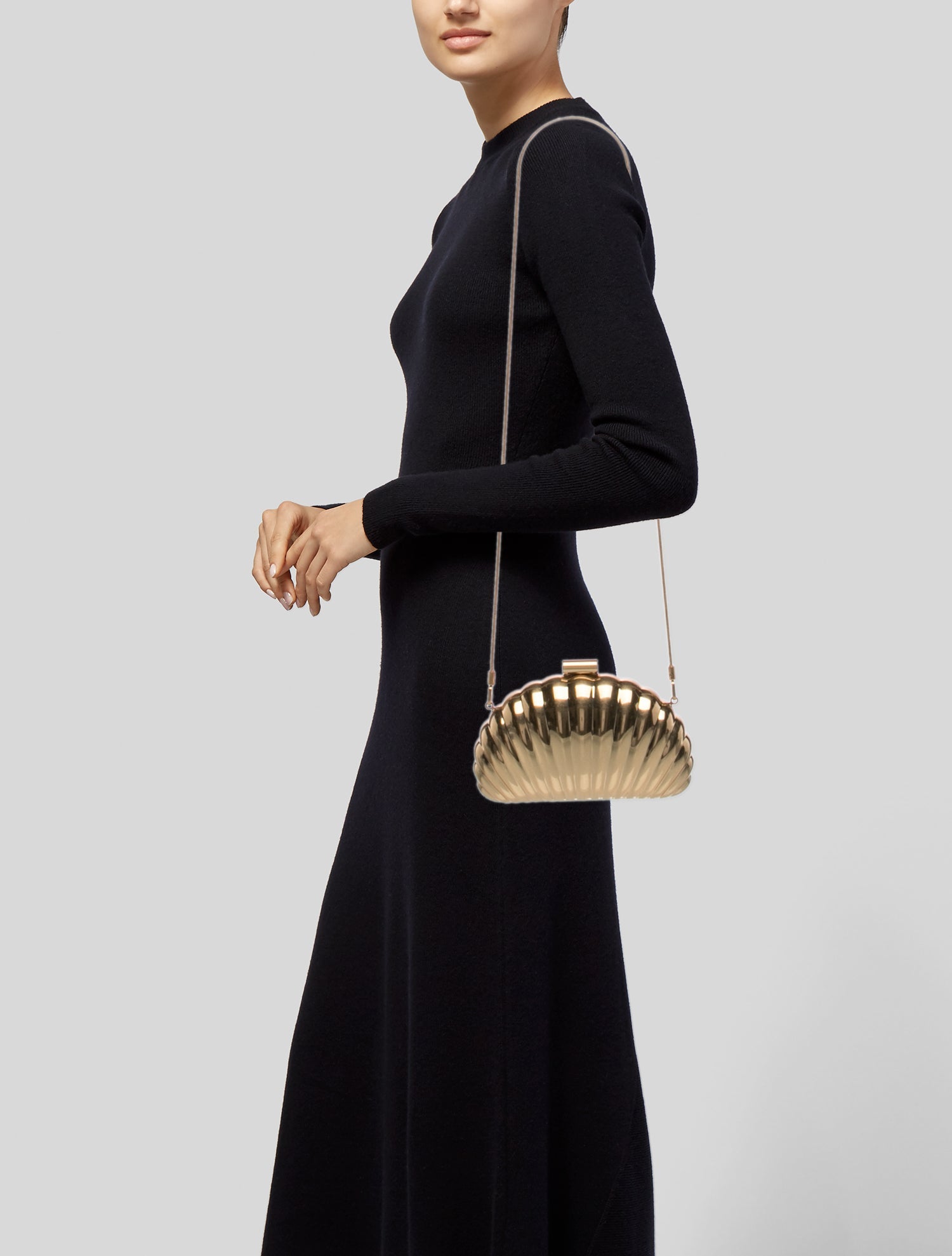 Simkhai Metal Clutch