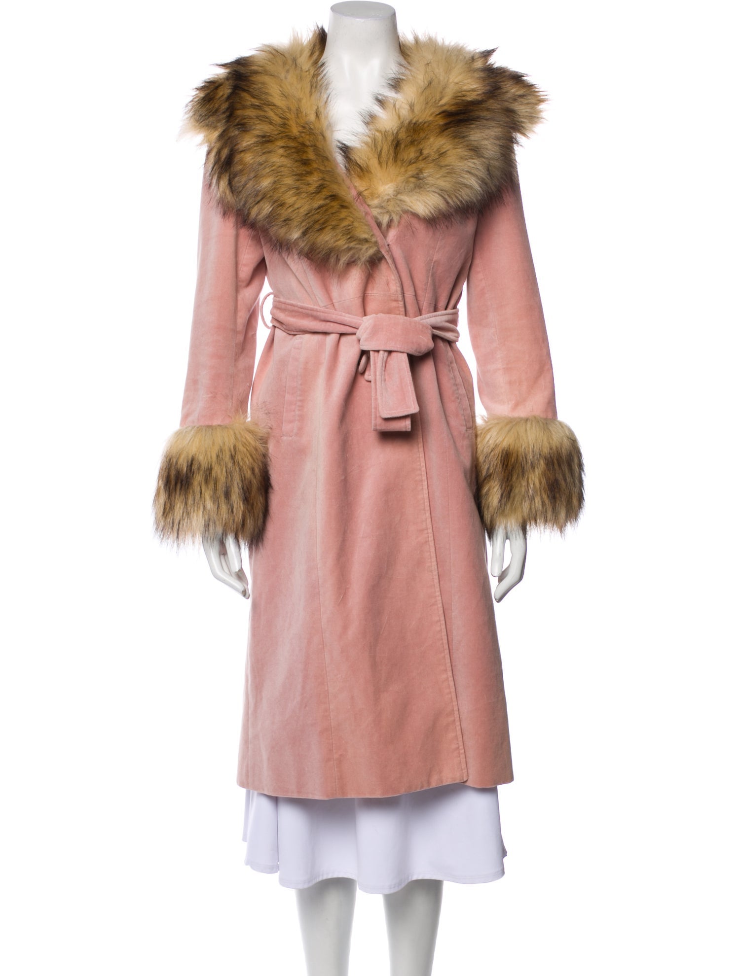 Charlotte Simone Faux Fur Coat