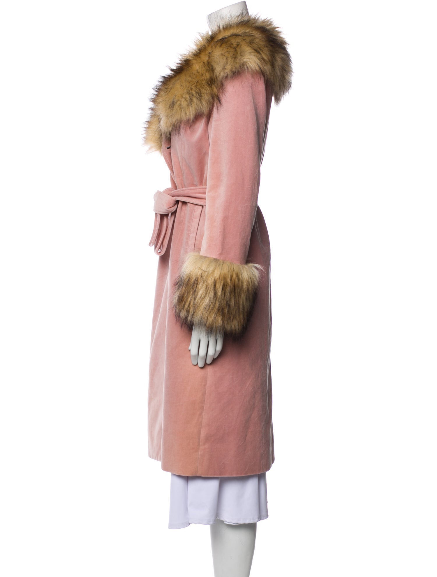 Charlotte Simone Faux Fur Coat