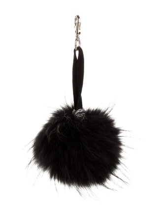 Charlotte Simone pom pom keychain