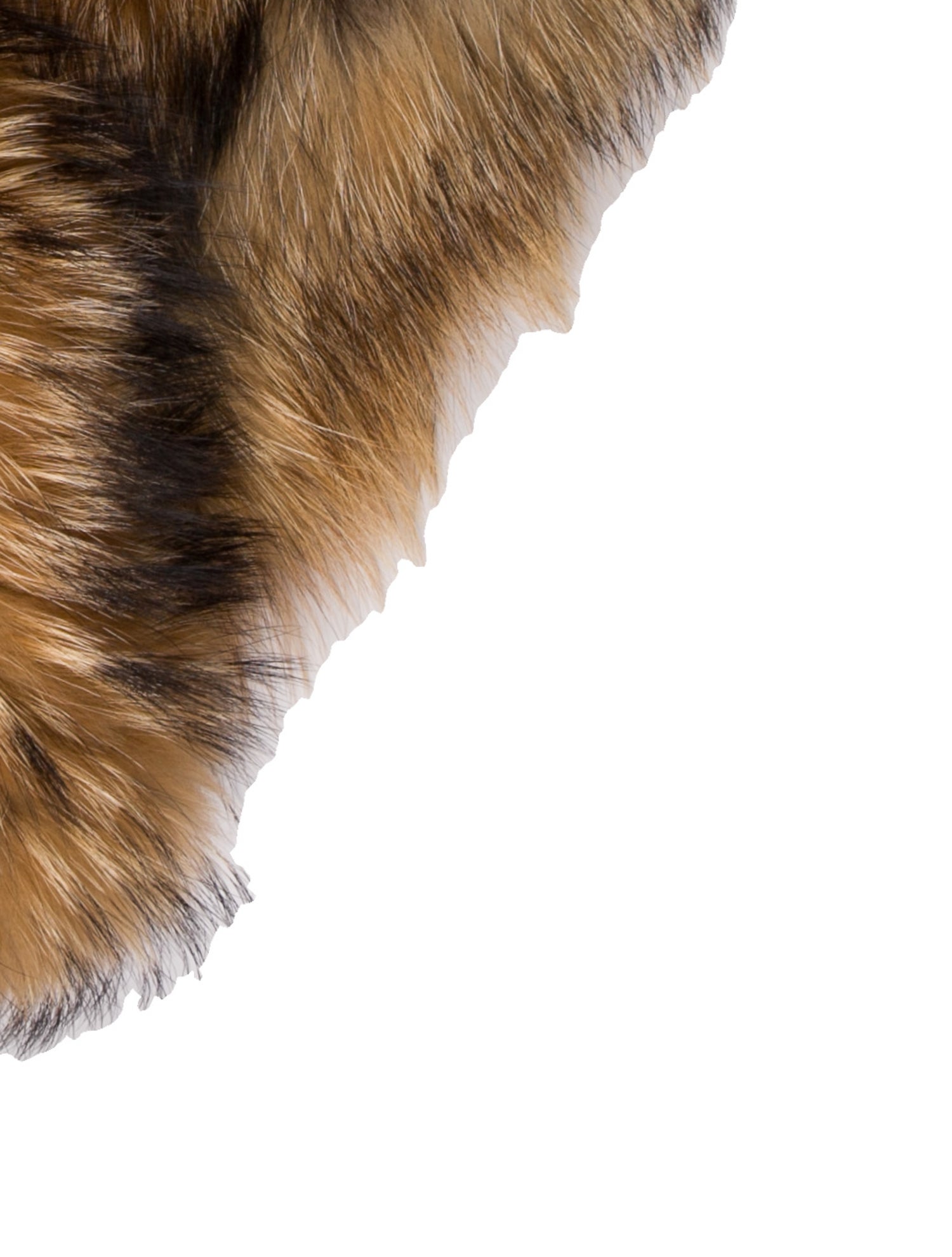 Charlotte Simone Fur Animal Print Scarf