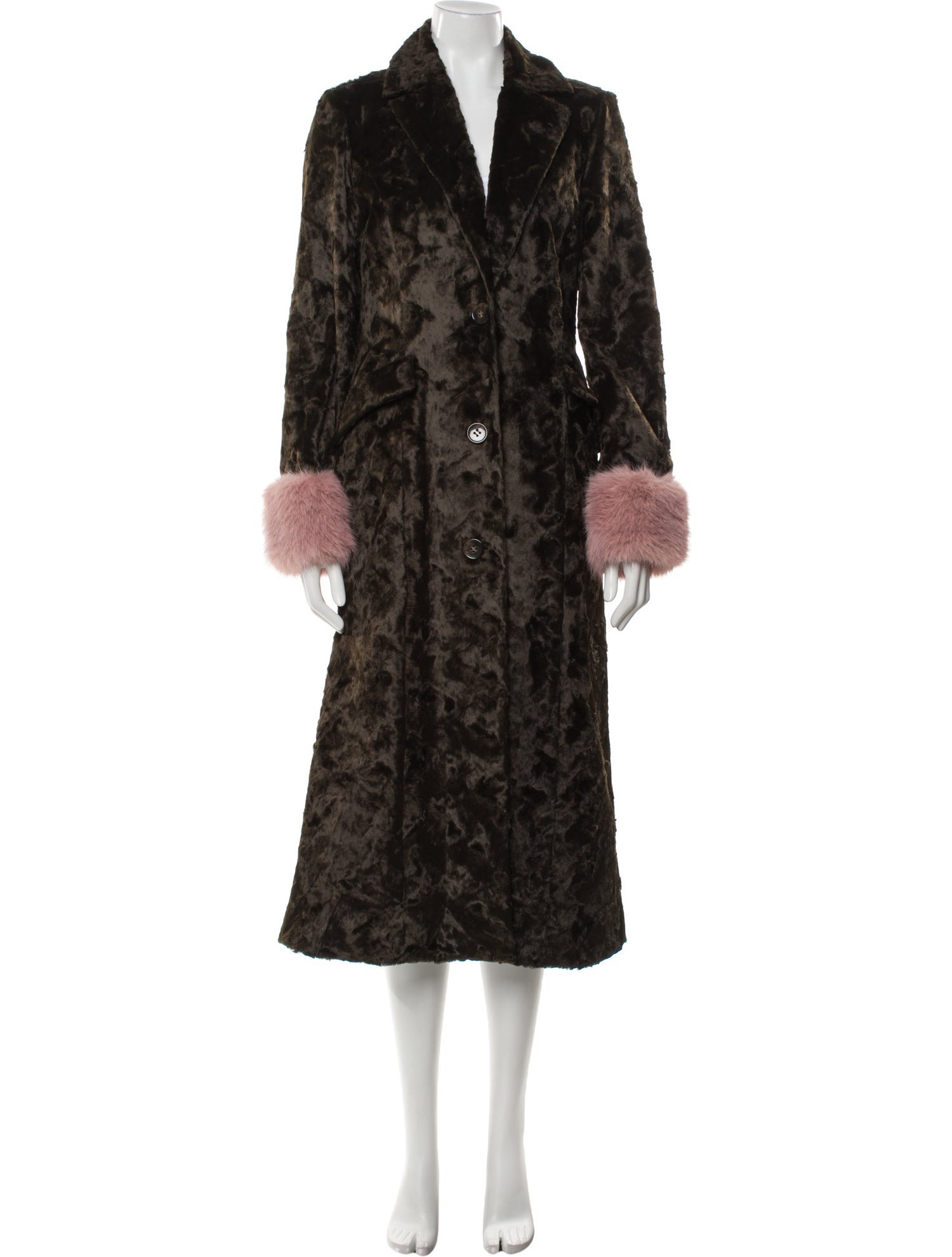 Charlotte Simone Animal Print Faux Fur Coat