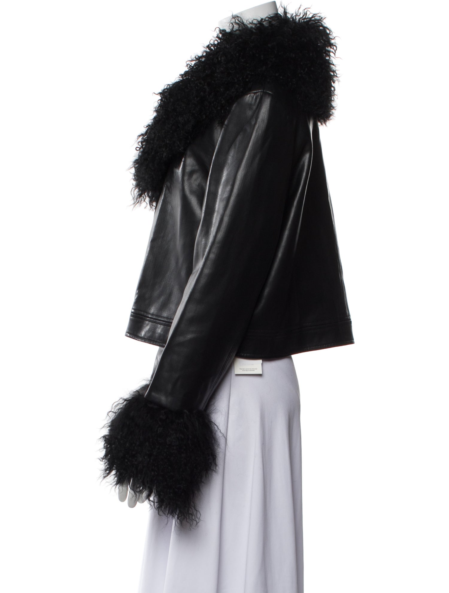 Charlotte Simone Wool Faux Fur Jacket