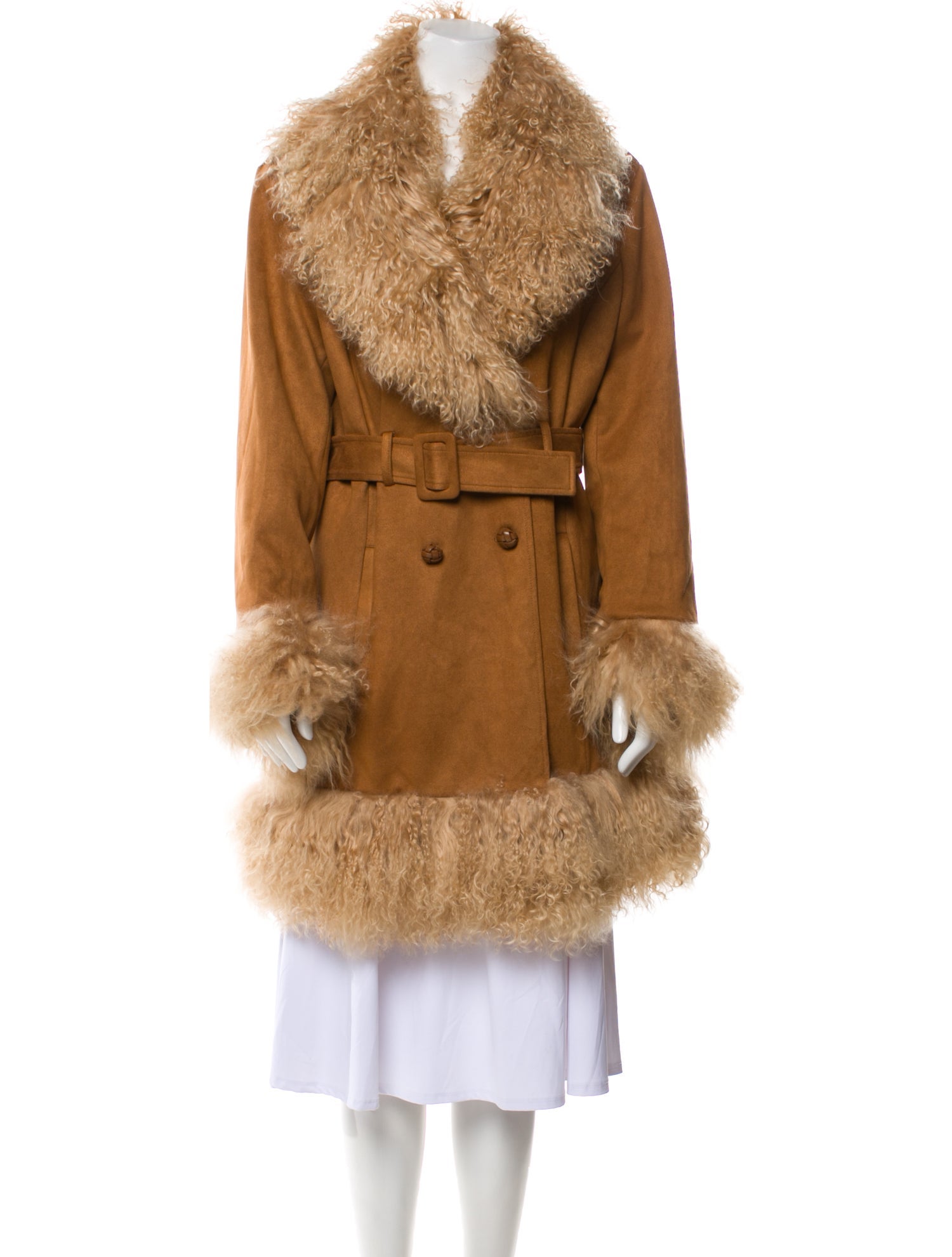 Charlotte Simone Faux Fur Coat w/ Tags