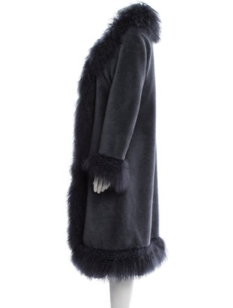 Charlotte Simone Wool Fur Jacket