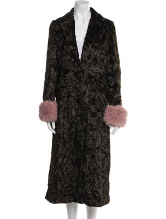 Charlotte Simone Animal Print Faux Fur Coat