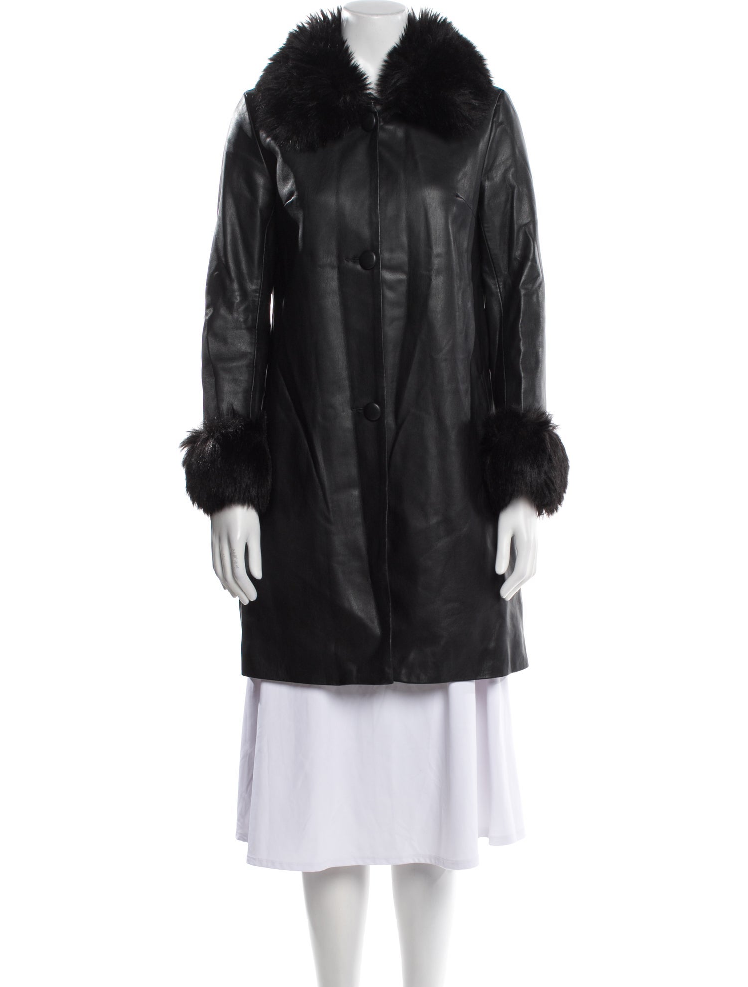 Charlotte Simone Faux Fur Coat