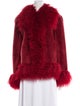 Charlotte Simone Wool Faux Fur Jacket
