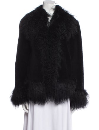 Charlotte Simone Wool Faux Fur Jacket