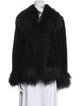 Charlotte Simone Wool Faux Fur Jacket