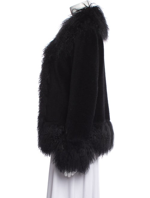 Charlotte Simone Wool Faux Fur Jacket