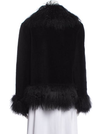 Charlotte Simone Wool Faux Fur Jacket