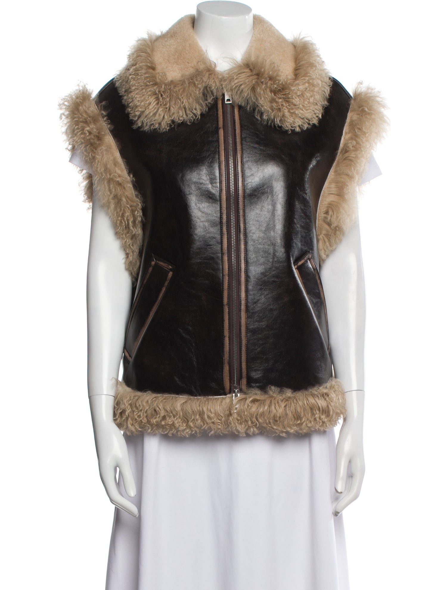 Charlotte Simone Shearling Fur Jacket w/ Tags