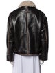 Charlotte Simone Leather Faux Fur Jacket