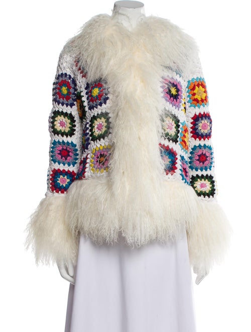 Charlotte Simone Printed Faux Fur Jacket