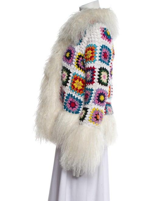 Charlotte Simone Printed Faux Fur Jacket