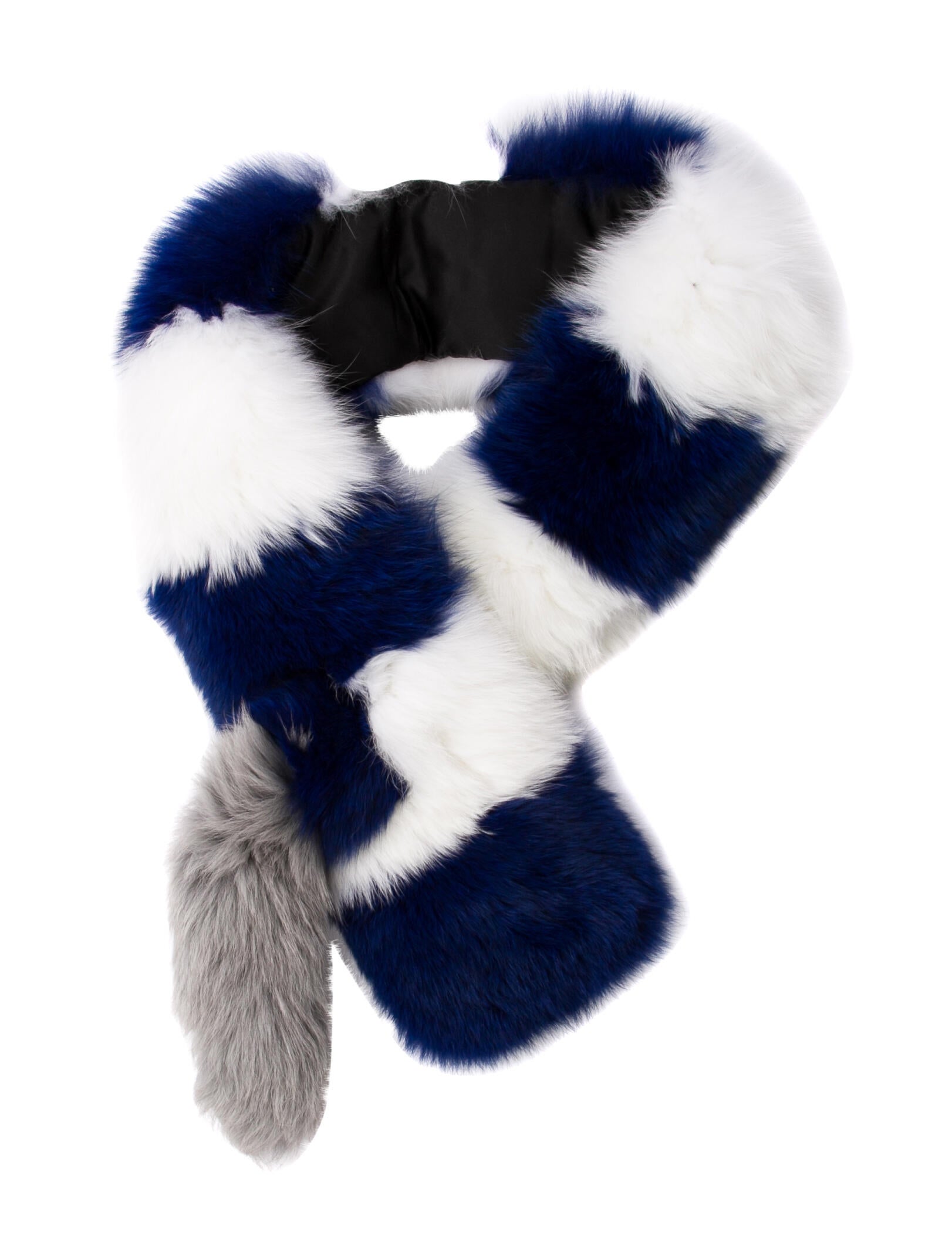 Charlotte Simone Gray Fox Printed Scarf