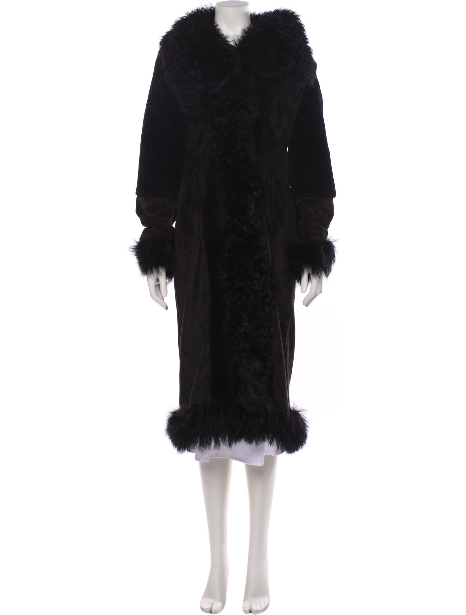 Charlotte Simone Shearling Faux Fur Coat w/ Tags