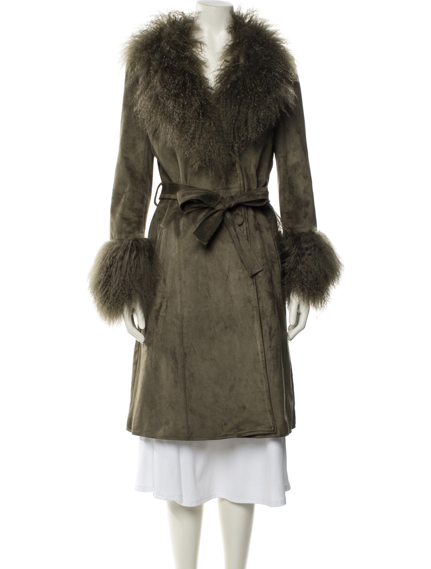 Charlotte Simone Faux Fur Coat