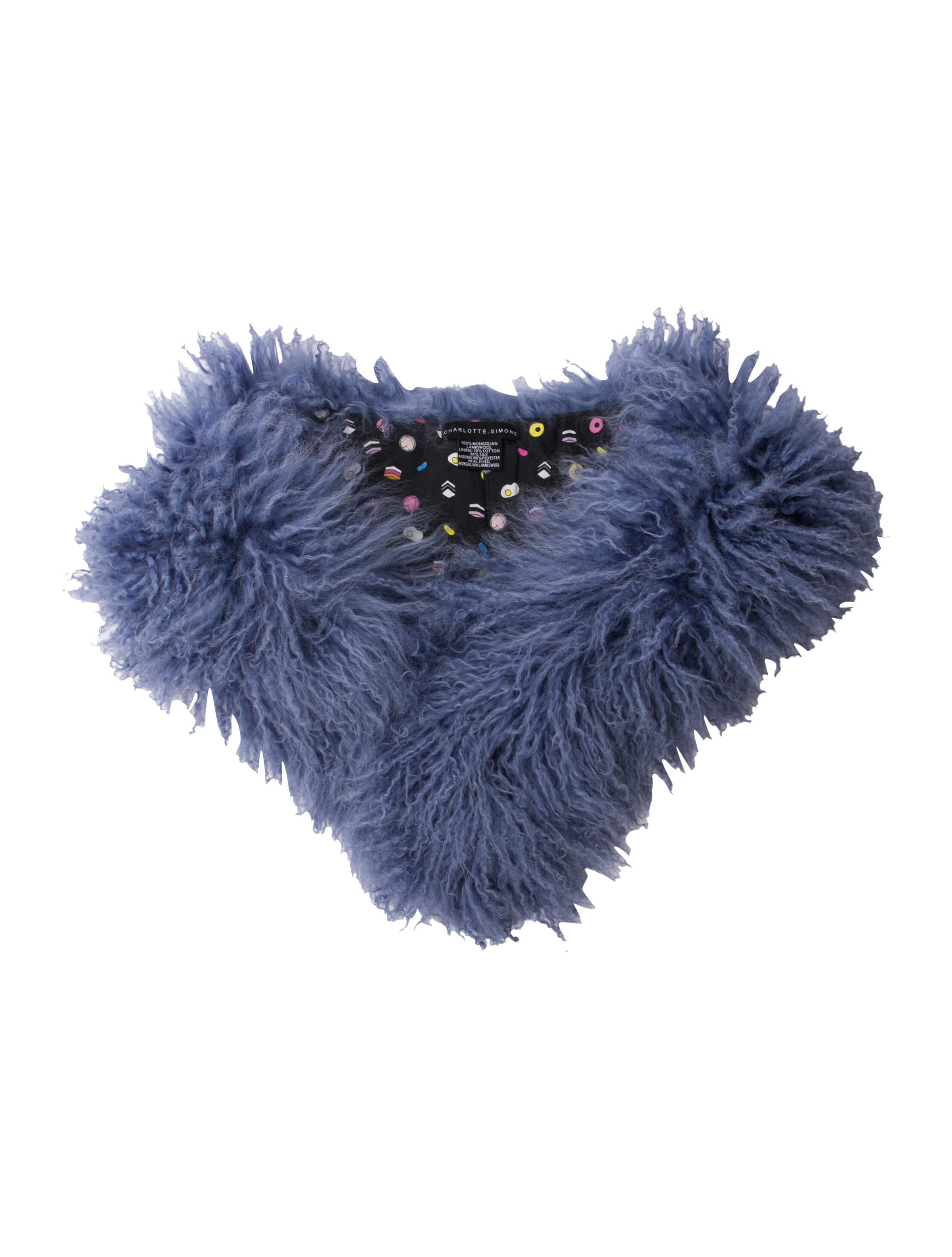 Charlotte Simone Mongolian Lamb Scarf