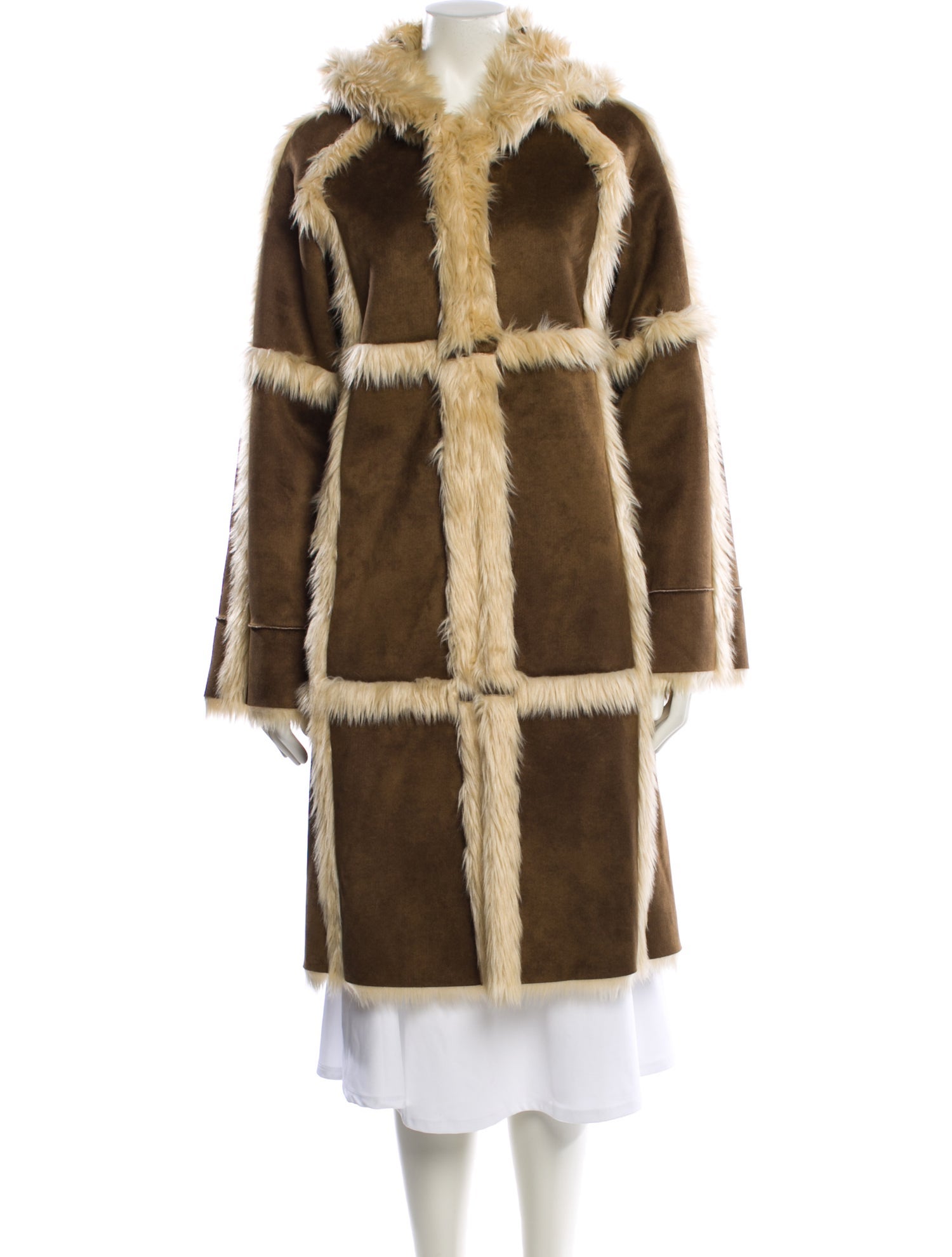 Charlotte Simone Faux Fur Coat