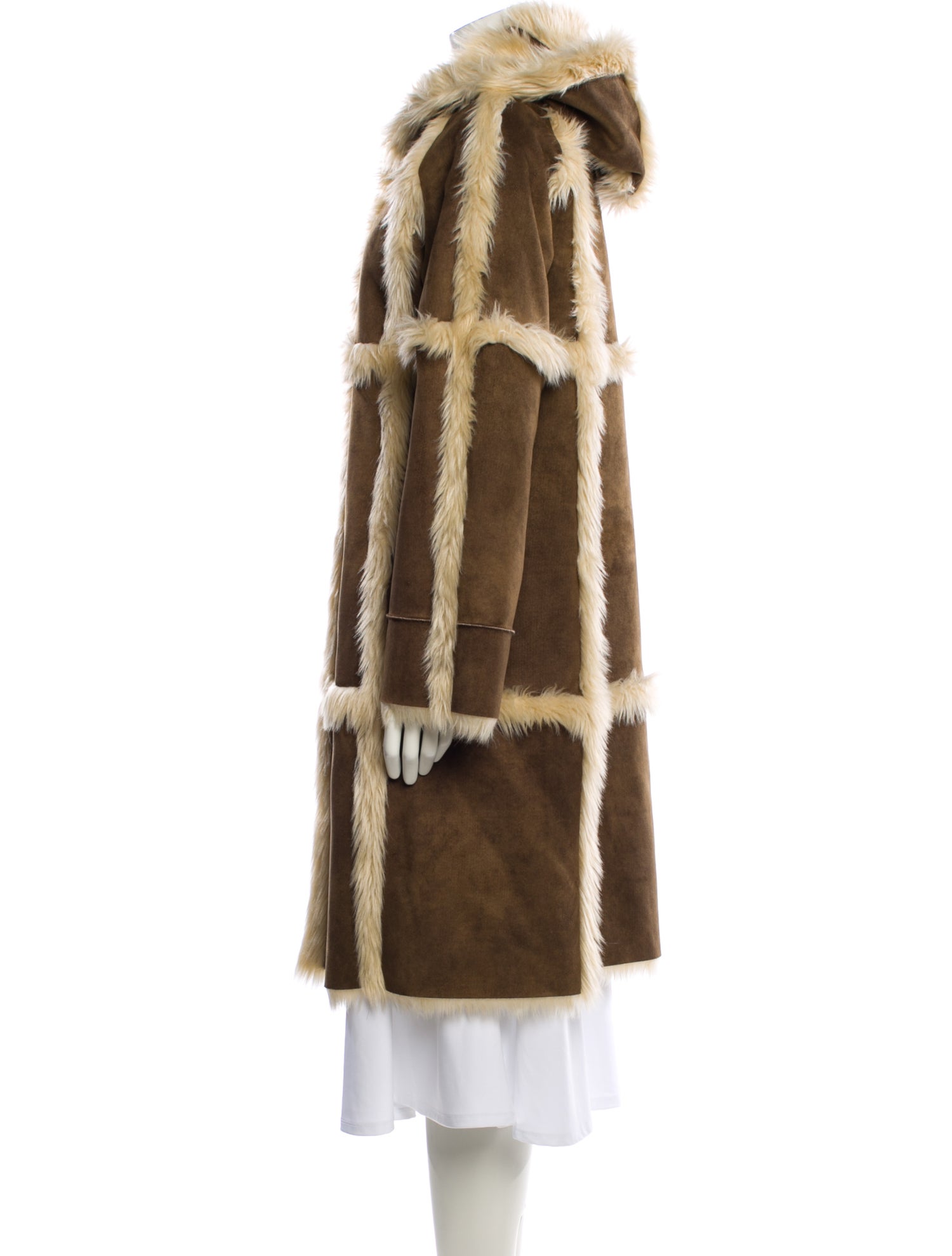 Charlotte Simone Faux Fur Coat
