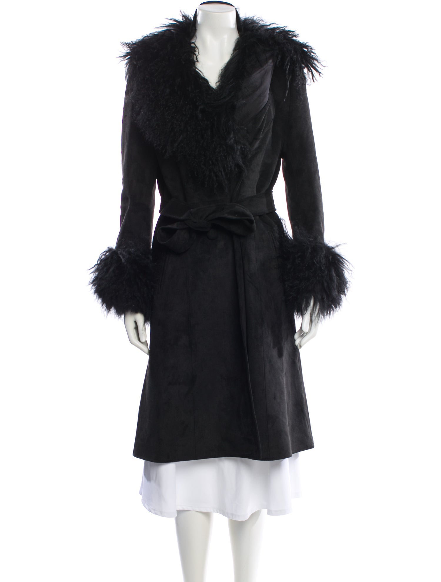 Charlotte Simone Shearling Faux Fur Coat
