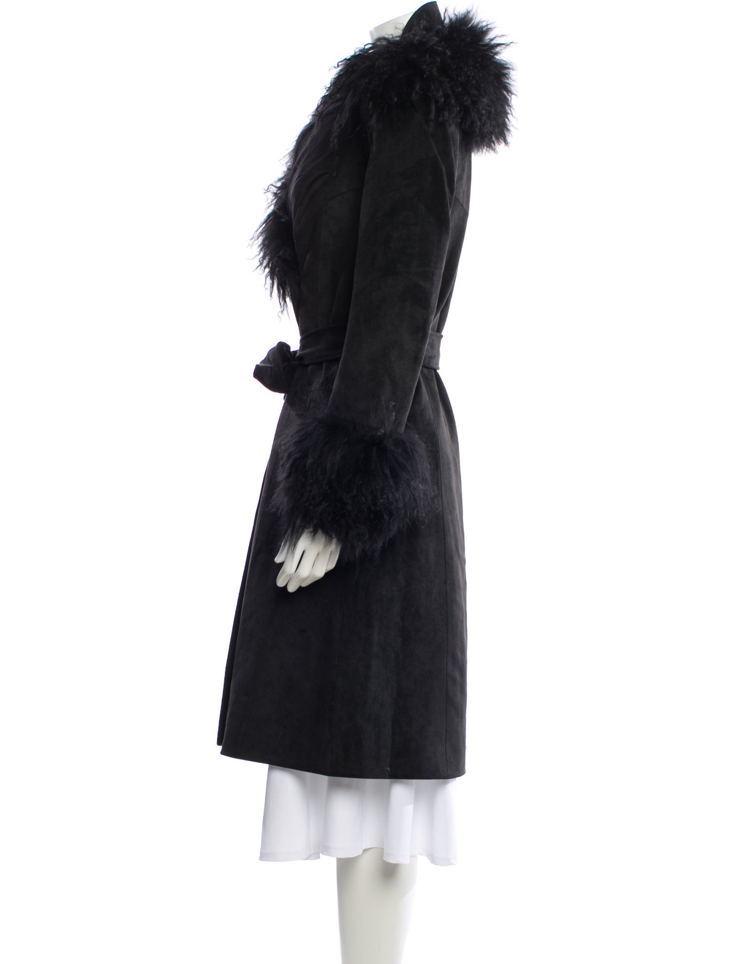 Charlotte Simone Shearling Faux Fur Coat