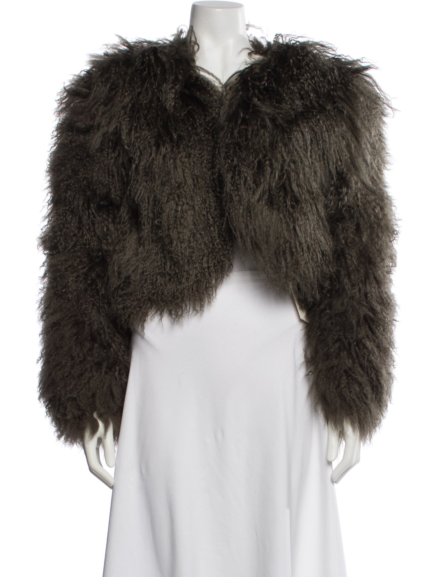 Charlotte Simone Mongolian Lamb Bolero